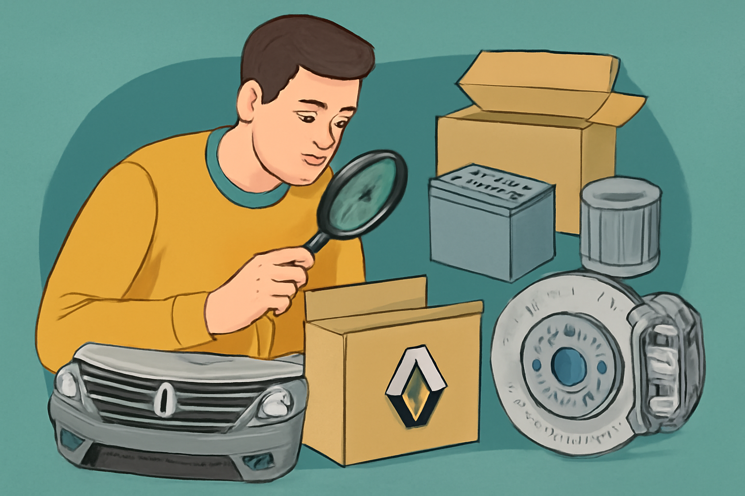 Как распознать оригинальные запчасти Renault Dokker и выбрать проверенного поставщика