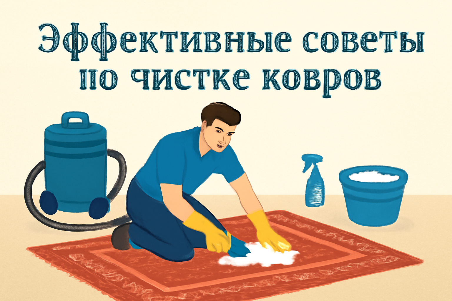 Эффективные советы по чистке ковров