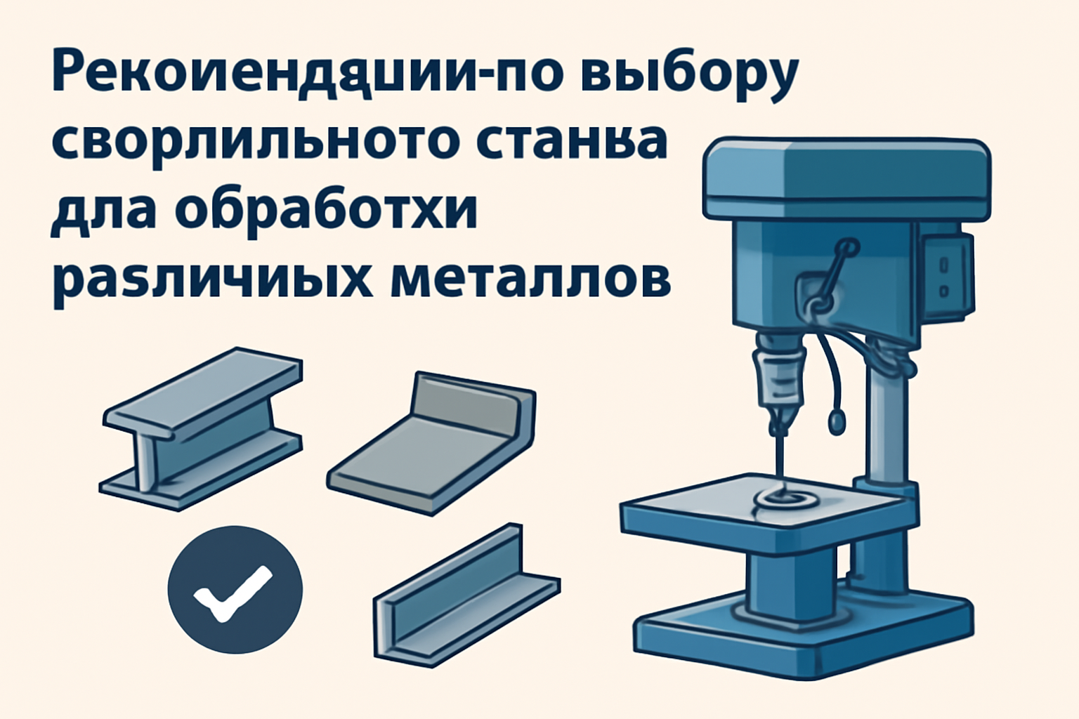 Рекомендации по выбору сверлильного станка для обработки различных металлов