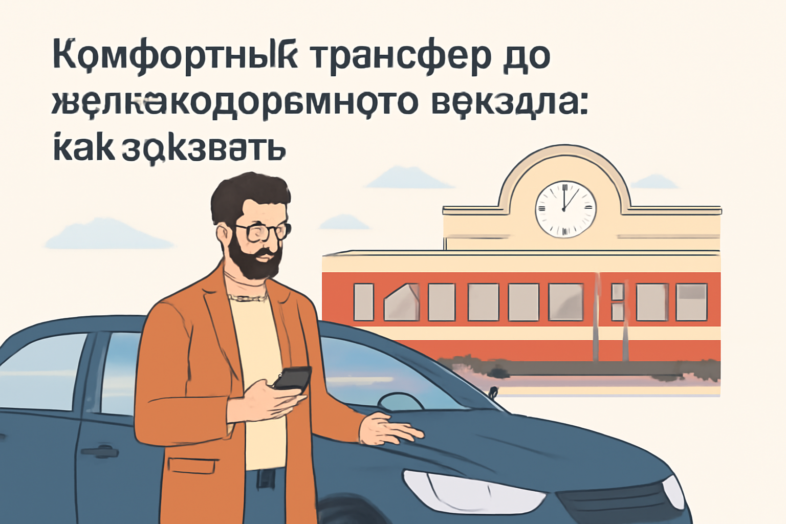 Комфортный трансфер до железнодорожного вокзала: как заказать