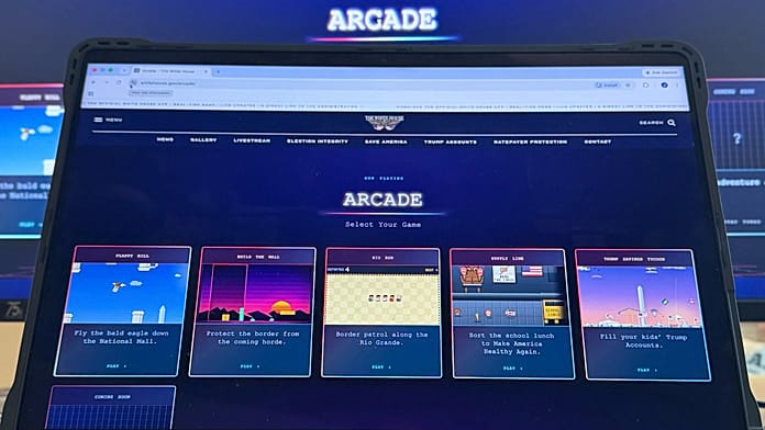 Белый дом запустил про‑MAGA игры с элементом депортации